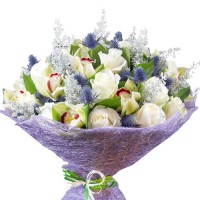 Сборный букет цветов "Сказочный вечер"